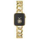 For Apple Watch 42 / 44 / 45 / 46 / 49mm xDfind Denim Chain Metal Watch Band(Gold) - 2
