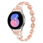 20mm xDfind Diamond Stainless Steel Watch Band(Rose Gold) - 1
