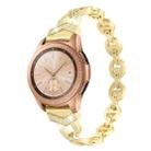 22mm xDfind Diamond Stainless Steel Watch Band(Gold) - 1