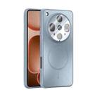 For OPPO Find X8 Ultra ABEEL Heat Dissipation Frosted MagSafe Phone Case with Lens Film(Light Blue) - 1