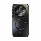 For OPPO Find X8 ABEEL Heat Dissipation Frosted MagSafe Phone Case with Lens Film(Black) - 2