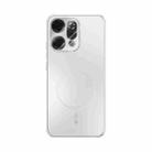 For OPPO Reno14 Pro Global ABEEL Heat Dissipation Frosted MagSafe Phone Case with Lens Film(White) - 2