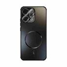 For OPPO Reno14 Global ABEEL Heat Dissipation Frosted MagSafe Phone Case with Lens Film(Black) - 2