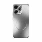 For OPPO Reno14 Global ABEEL Heat Dissipation Frosted MagSafe Phone Case with Lens Film(Silver) - 2