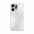 For OPPO Reno14 Global ABEEL Heat Dissipation Frosted MagSafe Phone Case with Lens Film(White) - 2