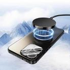 For OPPO Reno14 Global ABEEL Heat Dissipation Frosted MagSafe Phone Case with Lens Film(White) - 3