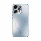For OPPO Reno14 Global ABEEL Heat Dissipation Frosted MagSafe Phone Case with Lens Film(Light Blue) - 2
