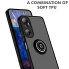 For Infinix Hot 20 Q Shadow 1 Series TPU + PC Phone Case with Ring(Royal Blue) - 2
