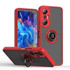 For Infinix Hot 20S Q Shadow 1 Series TPU + PC Phone Case with Ring(Red) - 1