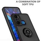 For Infinix Hot 20 Play Q Shadow 1 Series TPU + PC Phone Case with Ring(Dark Green) - 2