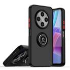 For Tecno Spark 30C Q Shadow 1 Series TPU + PC Phone Case with Ring(Black+Red) - 1