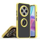 For Tecno Spark 30C Q Shadow 1 Series TPU + PC Phone Case with Ring(Yellow) - 1