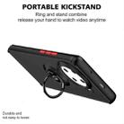 For Tecno Spark 20 Pro+ Q Shadow 1 Series TPU + PC Phone Case with Ring(Black+Red) - 3