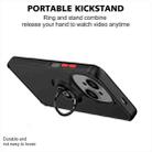 For Tecno Spark Go 1 / Go 2025 Q Shadow 1 Series TPU + PC Phone Case with Ring(Black+Red) - 3