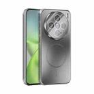 For vivo X200 Pro mini ABEEL Heat Dissipation Frosted MagSafe Phone Case with Lens Film(Silver) - 1