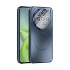For vivo X200 Pro mini ABEEL Heat Dissipation Frosted MagSafe Phone Case with Lens Film(Dark Blue) - 1