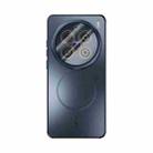 For vivo X200 Pro ABEEL Heat Dissipation Frosted MagSafe Phone Case with Lens Film(Dark Blue) - 2
