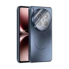 For vivo X200 Ultra ABEEL Heat Dissipation Frosted MagSafe Phone Case with Lens Film(Dark Blue) - 1