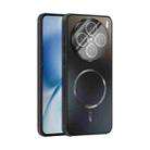 For vivo X200s ABEEL Heat Dissipation Frosted MagSafe Phone Case with Lens Film(Black) - 1