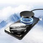 For vivo X200s ABEEL Heat Dissipation Frosted MagSafe Phone Case with Lens Film(Black) - 3