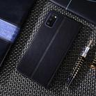 For Samsung Galaxy A41 Non-Magnetic Retro Texture Horizontal Flip Leather Case with Holder & Card Slots & Wallet(Black) - 3