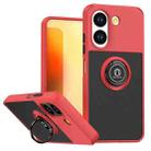 For ZTE Blade A34 / A54 Q Shadow 1 Series TPU + PC Phone Case with Ring(Red) - 1