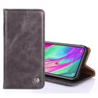 For Samsung Galaxy S10e Non-Magnetic Retro Texture Horizontal Flip Leather Case with Holder & Card Slots & Wallet(Grey) - 1