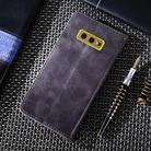 For Samsung Galaxy S10e Non-Magnetic Retro Texture Horizontal Flip Leather Case with Holder & Card Slots & Wallet(Grey) - 3