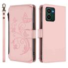 For HMD Pulse Pro / Pulse+ Butterfly Love Flower Multi-card Zipper Wallet Leather Phone Case(Pink) - 2