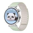 18mm xDfind I-shaped Magnetic Silicone Watch Band(Light Mint Starlight) - 1
