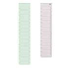 18mm xDfind I-shaped Magnetic Silicone Watch Band(Light Mint Starlight) - 2