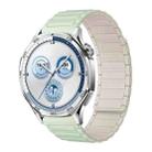 22mm xDfind I-shaped Magnetic Silicone Watch Band(Light Mint Starlight) - 1