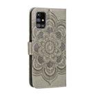 For Samsung Galaxy M31s Mandala Embossing Pattern Horizontal Flip PU Leather Case with Holder & Card Slots & Walle & Lanyard(Gray) - 3