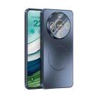 For Huawei Mate 60 ABEEL Heat Dissipation Frosted MagSafe Phone Case with Lens Film(Dark Blue) - 1