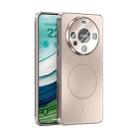 For Huawei Mate 60 ABEEL Heat Dissipation Frosted MagSafe Phone Case with Lens Film(Rose Gold) - 1