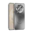 For Huawei Mate 70 ABEEL Heat Dissipation Frosted MagSafe Phone Case with Lens Film(Silver) - 1