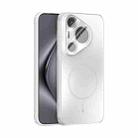 For Huawei Pura 70 Pro / 70 Pro+ ABEEL Heat Dissipation Frosted MagSafe Phone Case with Lens Film(White) - 1