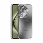 For Huawei Pura 70 Ultra ABEEL Heat Dissipation Frosted MagSafe Phone Case with Lens Film(Silver) - 1