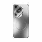 For Huawei Pura 70 Ultra ABEEL Heat Dissipation Frosted MagSafe Phone Case with Lens Film(Silver) - 2
