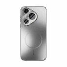 For Huawei Pura 70 ABEEL Heat Dissipation Frosted MagSafe Phone Case with Lens Film(Silver) - 2