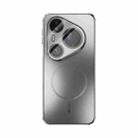 For Huawei Pura 80 Ultra 5G ABEEL Heat Dissipation Frosted MagSafe Phone Case with Lens Film(Silver) - 2