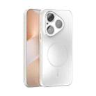 For Huawei Pura 80 5G ABEEL Heat Dissipation Frosted MagSafe Phone Case with Lens Film(White) - 1