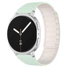 For Samsung Galaxy Watch8 / 8 Classic xDfind I-shaped Magnetic Silicone Watch Band(Light Mint Starlight) - 1