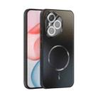 For Honor 400 Pro Global 160.8mm ABEEL Heat Dissipation Frosted MagSafe Phone Case with Lens Film(Black) - 1
