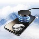 For Honor 400 Pro Global 160.8mm ABEEL Heat Dissipation Frosted MagSafe Phone Case with Lens Film(Black) - 3