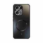 For Honor 400 Global 156.5mm ABEEL Heat Dissipation Frosted MagSafe Phone Case with Lens Film(Black) - 2