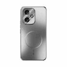 For Honor 400 Global 156.5mm ABEEL Heat Dissipation Frosted MagSafe Phone Case with Lens Film(Silver) - 2