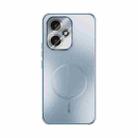 For Honor 400 Global 156.5mm ABEEL Heat Dissipation Frosted MagSafe Phone Case with Lens Film(Light Blue) - 2