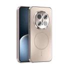 For Honor Magic7 Pro ABEEL Heat Dissipation Frosted MagSafe Phone Case with Lens Film(Rose Gold) - 1