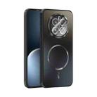 For Honor Magic7 ABEEL Heat Dissipation Frosted MagSafe Phone Case with Lens Film(Black) - 1